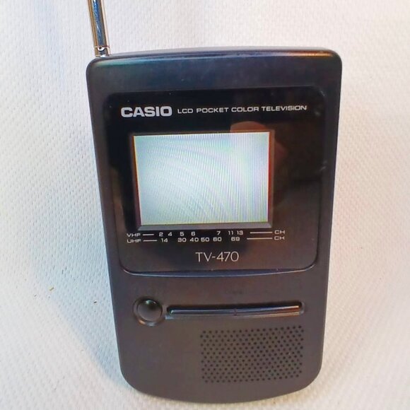 Casio Color Mini Pocket Television Model TV-470B - Picture 1 of 3